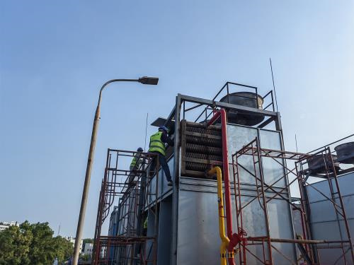 冷卻塔水溫過高的原因及降噪的處理方法,冷卻塔能把